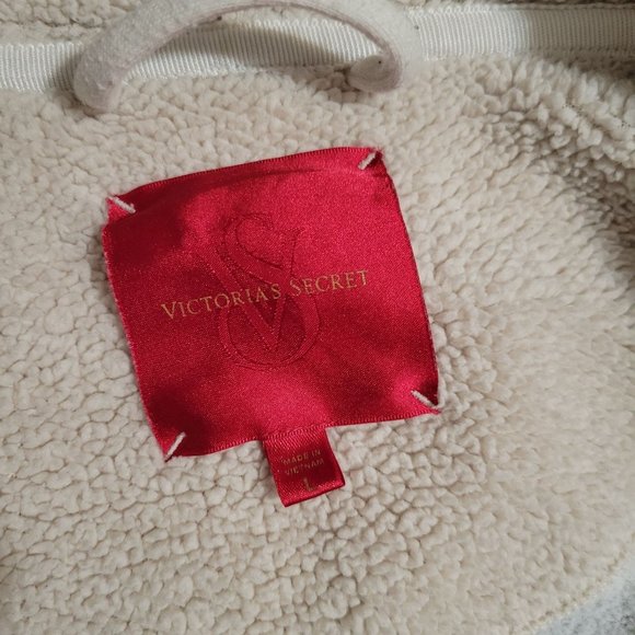 Victoria's Secret Large Blue and White Striped Robe With Pockets 990 - Picture 4 of 9